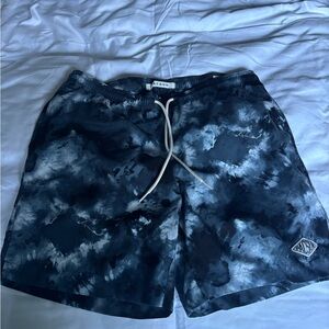 PacSun Grey Tie-Dye Men's Board Shorts